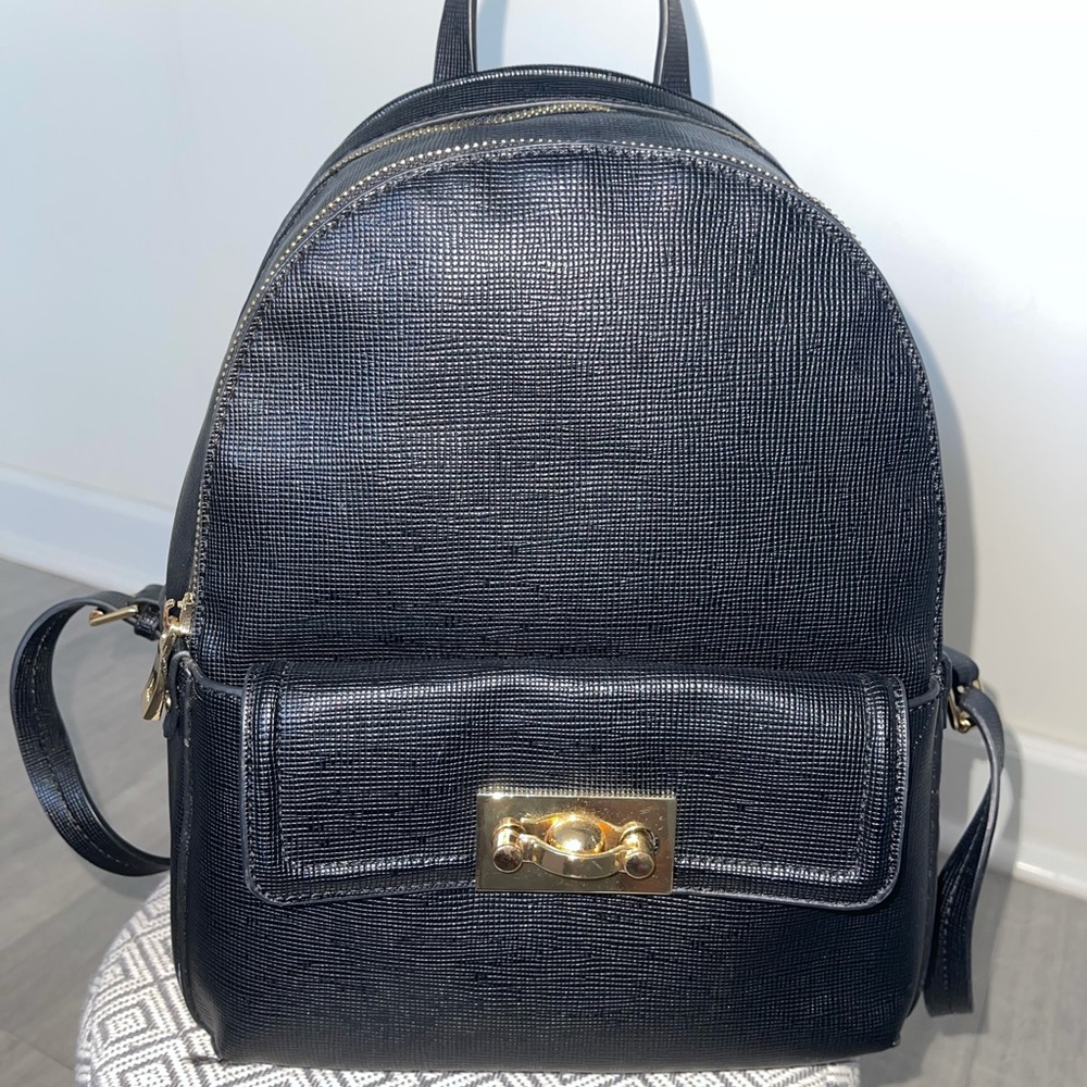 Zara black backpack